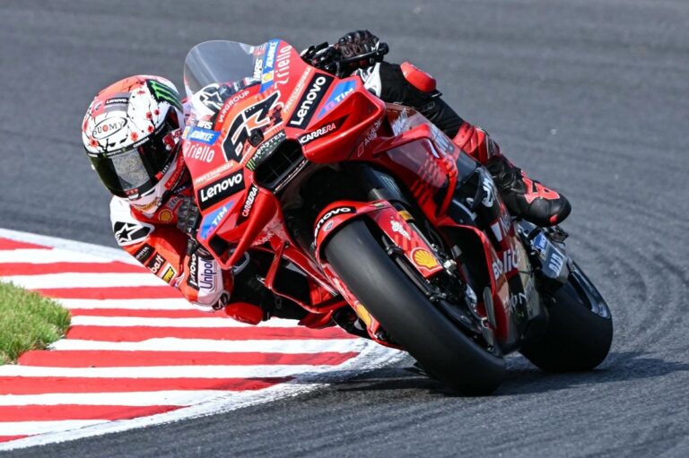 Francesco Bagnaia admits tech throwbacks but won't confirm Ducati GP24 rumours