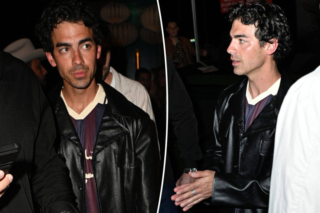 Joe Jonas cozies up to mystery woman at Bad Bunny’s private party in Miami
