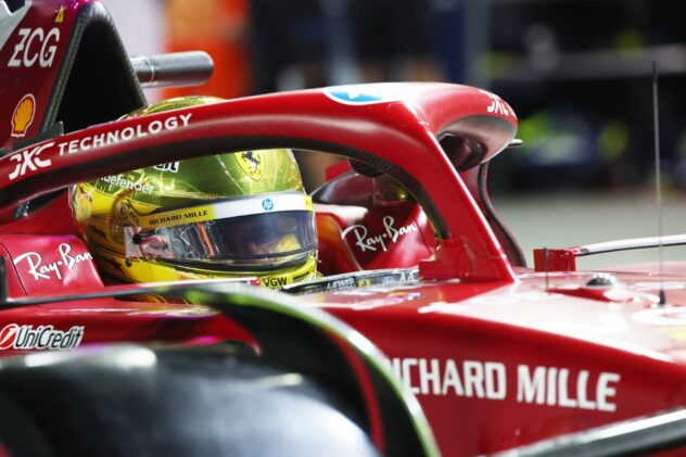 Lewis Hamilton's chrome Singapore GP helmet becomes instant fan favourite