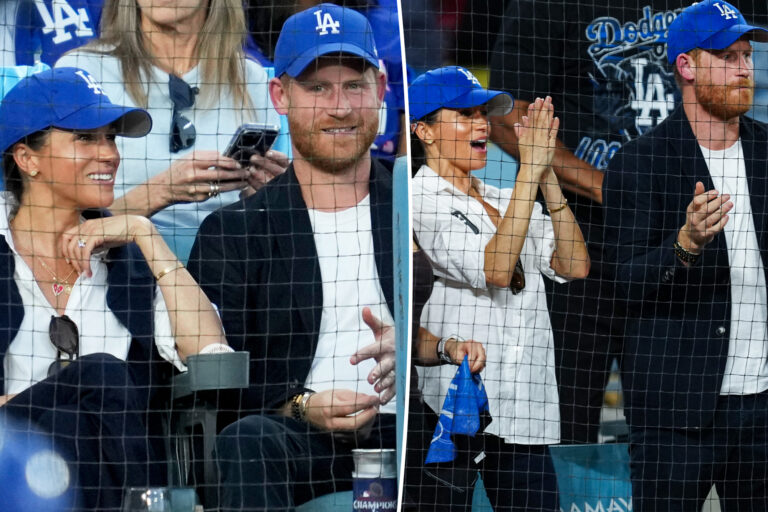 Meghan Markle and Prince Harry enjoy date night at Dodgers’ World Series game