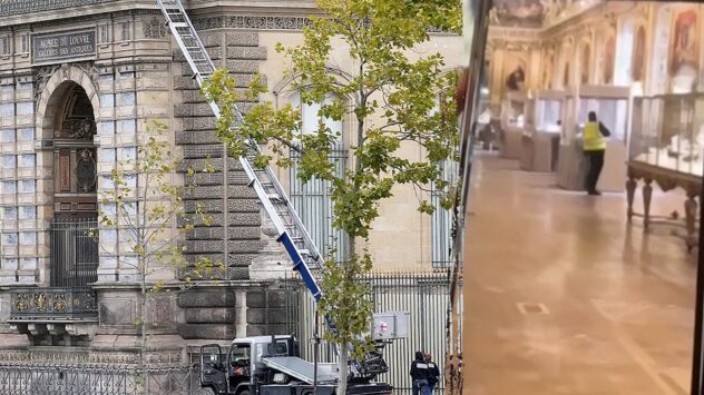 New video purportedly shows Louvre thieves in action during brazen daytime heist