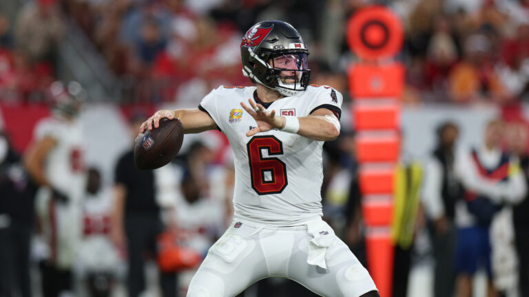 NFC Notes: Baker Mayfield, Jeff Ulbrich, Buccaneers, Falcons, Panthers