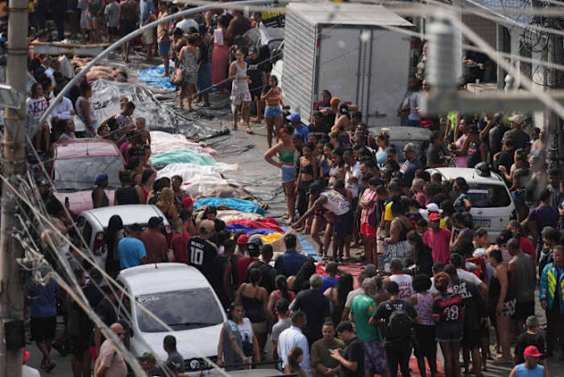 Protests erupt after police raid in Brazil leaves 119 dead and draws accusations of excessive force
