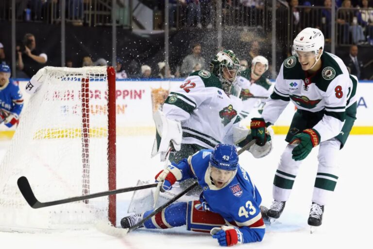 Rangers finally score at home but can’t muster much else in loss to Wild