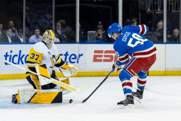 Rangers open Mike Sullivan Era with a dud in shutout loss to Penguins