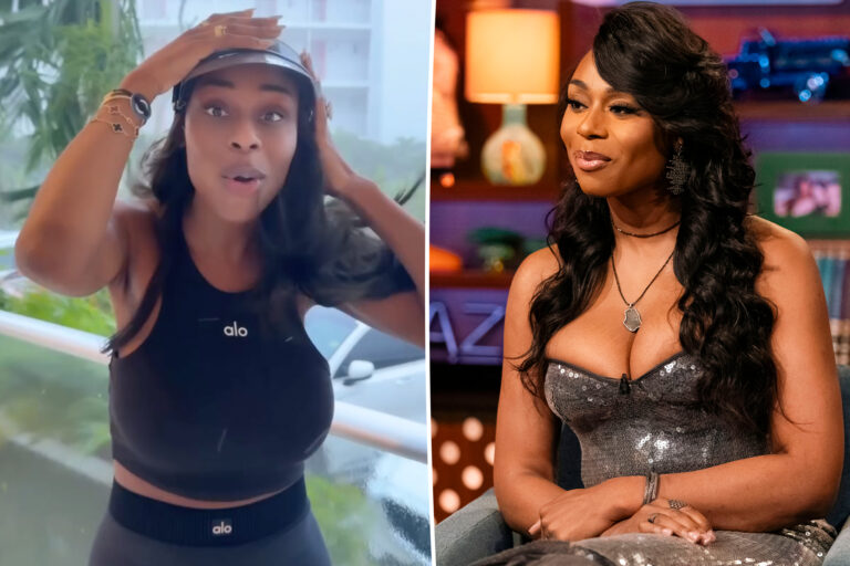 ‘RHOP’ alum Nneka Ihim is nearly blown off balcony as Hurricane Melissa pummels Jamaica