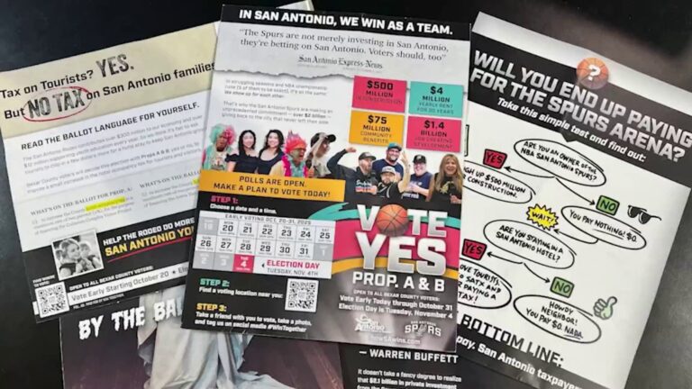 Spurs arena PAC raises ‘astronomical’ $7M to convince voters on Props A and B
