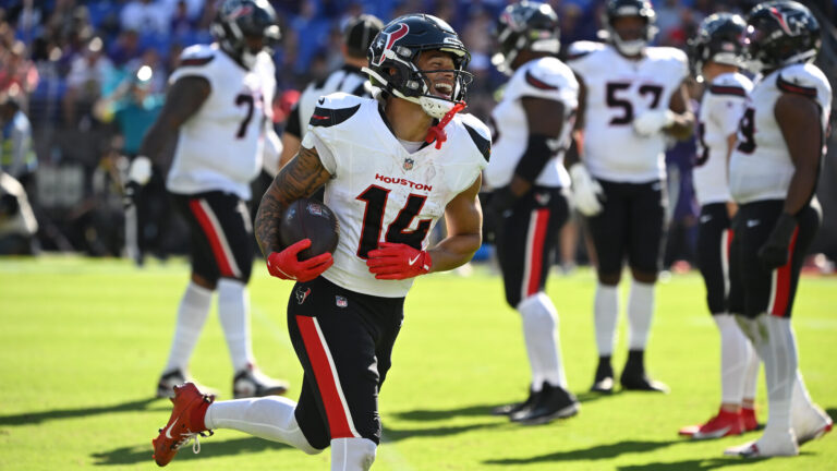 Texans rookie Jaylin Noel did the Ray Lewis dance after scoring on Ravens