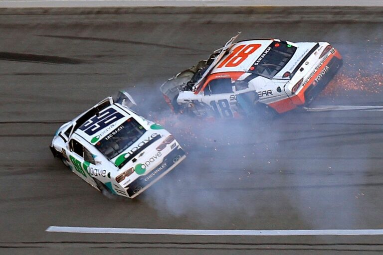 William Sawalich out with concussion-like symptoms after Talladega crash