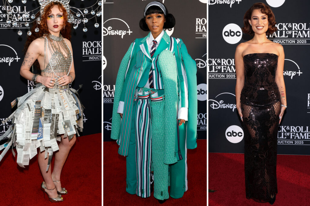 2025 Rock and Roll Hall of Fame Induction Ceremony red carpet: Chappell Roan, Janelle Monáe, Raye and more