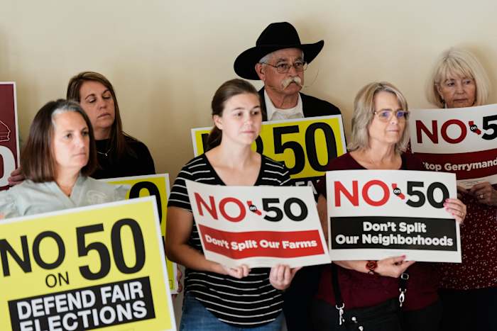 California voters take up Prop 50, a Democratic push for more US House seats