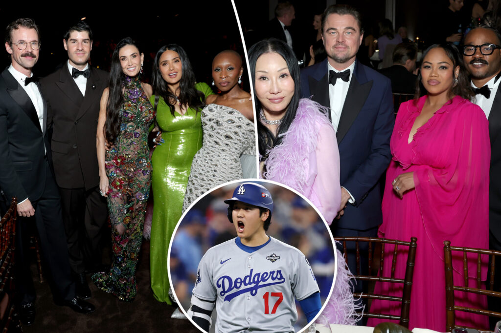 Celebs follow Dodgers win at black-tie gala co-chaired by Leo DiCaprio