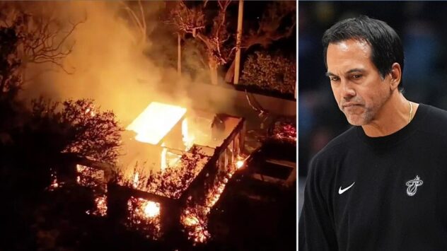 Heat coach Erik Spoelstra's Florida home engulfed in massive inferno