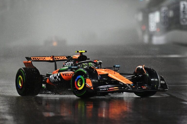 Here's the starting grid for F1's 2025 Las Vegas GP