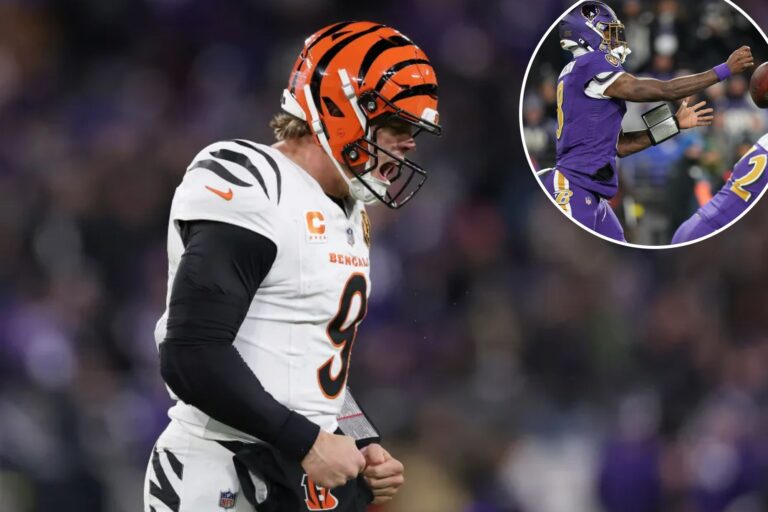 Joe Burrow delivers major blow to Ravens’ playoff hopes with win in his Bengals injury return