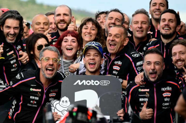 MotoGP Valencia GP: Marco Bezzecchi heads Raul Fernandez in Aprilia 1-2