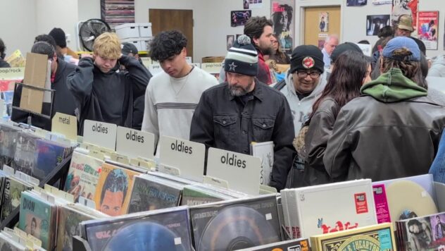 Music fans line up well before midnight for vinyl deals at San Antonio store
