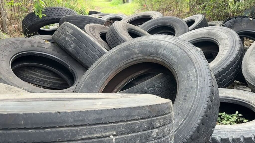 Not her mess, still her problem: KSAT helps woman facing code violation over illegally dumped tires