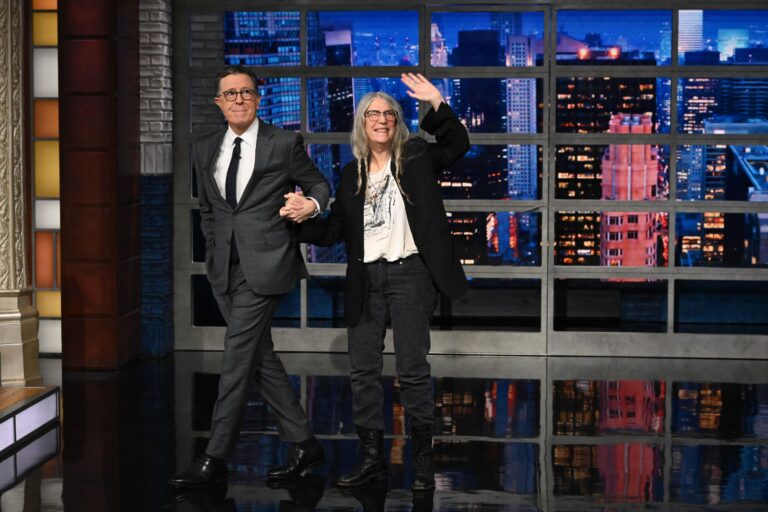 Patti Smith Talks New Memoir, Performs “Peaceable Kingdom” on Colbert: Watch