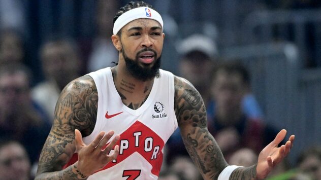 Raptors star fined $25,000 for hitting staffer with water bottle after spiking it to ground