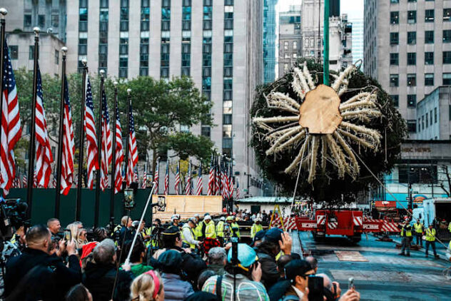 Rockefeller Center Christmas tree arrives in Manhattan, kicking off New York's holiday season