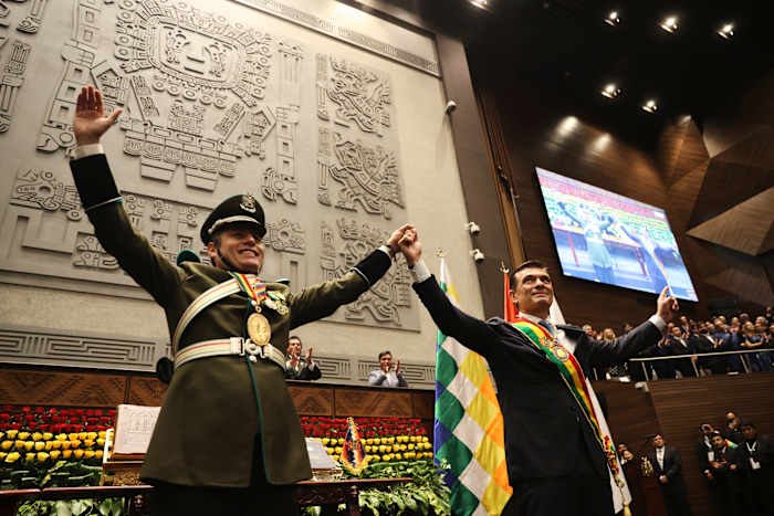 Rodrigo Paz sworn in as Bolivia's new president, ending 20 years of one-party rule