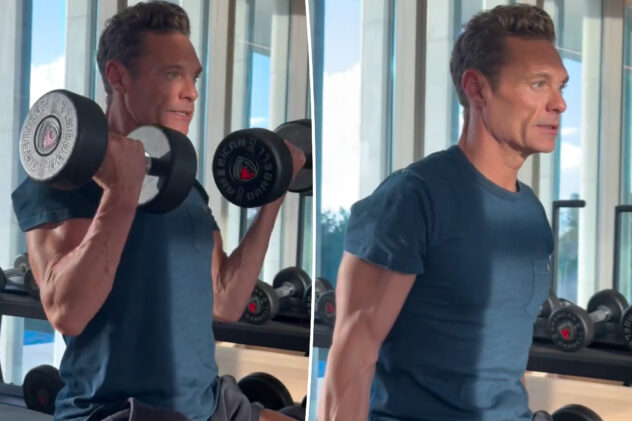 Ryan Seacrest shocks fans with his bulging biceps in workout video: ‘Bro is shredded’
