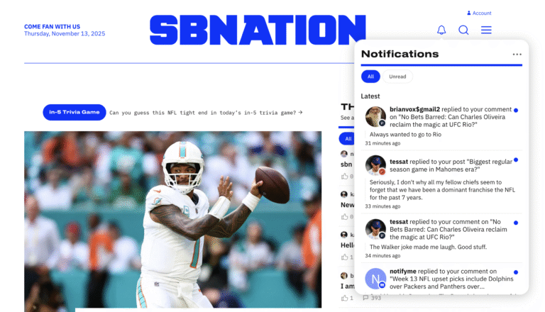 Starting today, comments and Feed posts on Pounding The Rock will have activity notifications