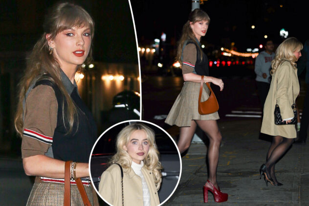 Taylor Swift and Sabrina Carpenter spotted dining at trendy NYC eatery — hours after Grammy nomination reveal
