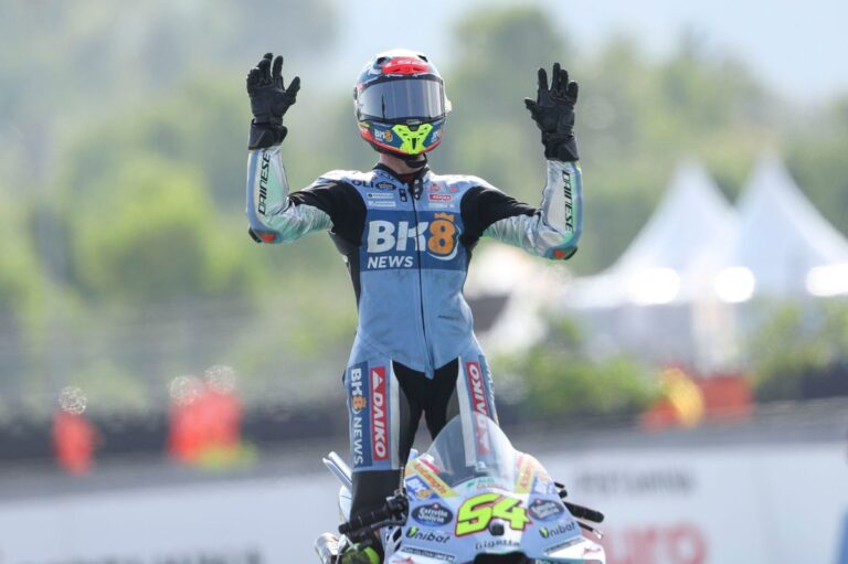 The other Gresini rider staking his claim to a factory Ducati MotoGP seat