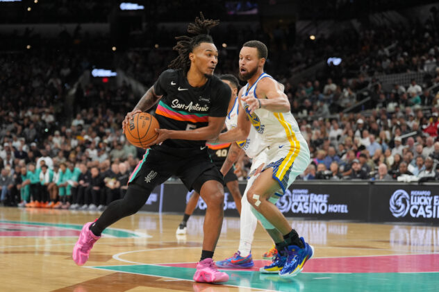 Victor Wembanyama’s and Stephon Castle’s triple-doubles not enough to lift Spurs past Warriors