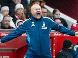 Furious Sean Dyche risks FA rap after blasting 'unacceptable' referee as he highlights 'easy' decision officials got wrong in Nottingham Forest's defeat by Man City