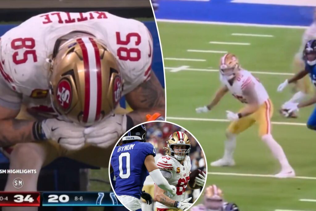 George Kittle exits early with ankle injury in latest 49ers’ worry