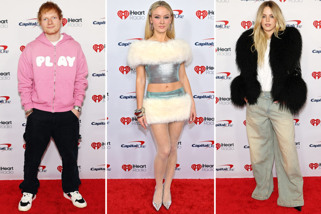 iHeartRadio Z100’s Jingle Ball 2025 red carpet: Ed Sheeran, Zara Larsson, Reneé Rapp and more