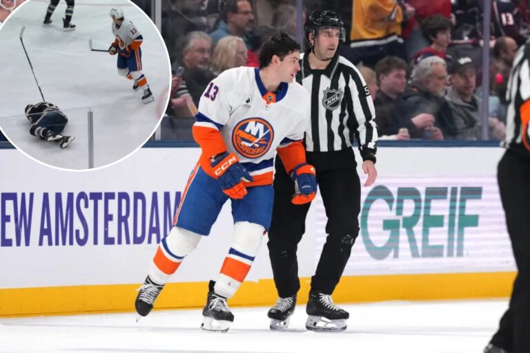 Islanders have Mat Barzal’s back for defending rookie star with stick-swinging incident