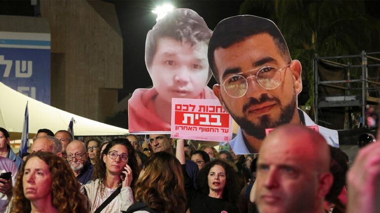Israel receives coffin believed to contain one of two remaining deceased hostages' bodies