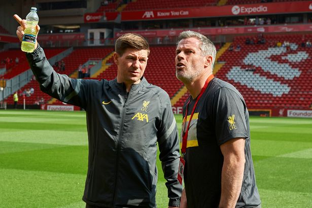 Jamie Carragher gives honest opinion on Steven Gerrard replacing Arne Slot at Liverpool