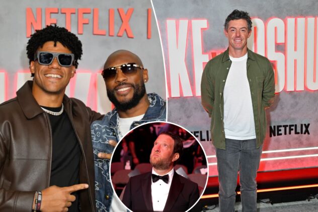 Juan Soto, Starling Marte take in celebrity-packed Jake Paul-Anthony Joshua fight