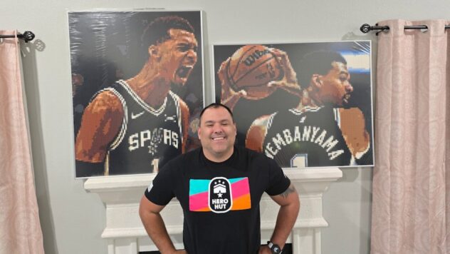 Lego portraits of Spurs’ Victor Wembanyama will be raffled to raise money for veterans