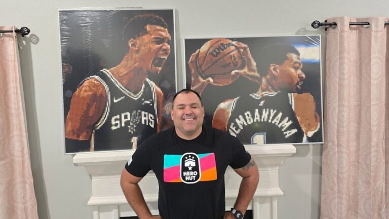 Lego portraits of Spurs’ Victor Wembanyama will be raffled to raise money for veterans