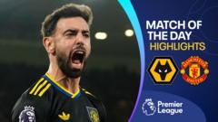 Man Utd score four as winless Wolves booed