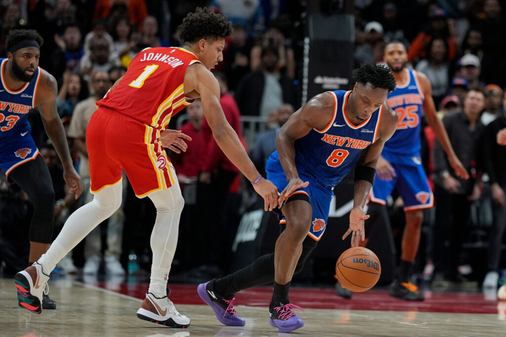 OG Anunoby’s late heroics save the day as Knicks stave off Hawks’ furious comeback