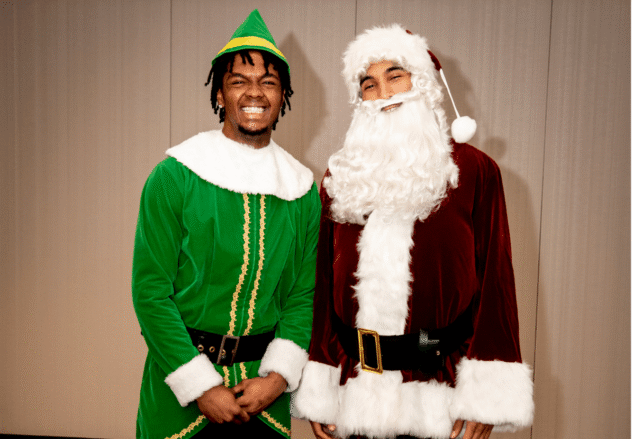Open Thread: Julian Champagnie and Harrison Ingram share some holiday spirit