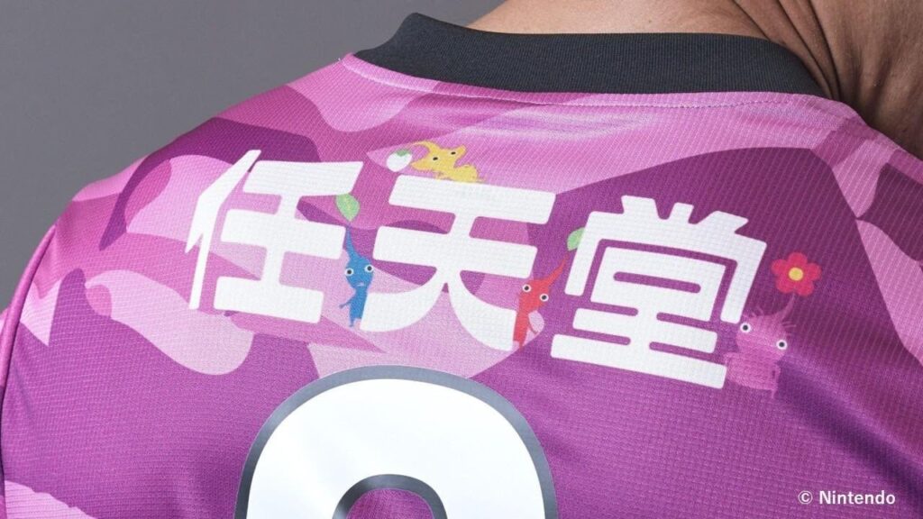 Random: The Japanese Football Team Sponsored By Nintendo Now Has Pikmin On Its Shirt