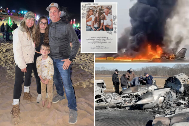 Read the heartbreaking Christmas card NASCAR legend Greg Biffle sent just before family died in plane crash