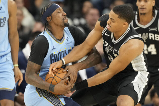 Spurs outlast Grizzlies in close, hard-fought battle