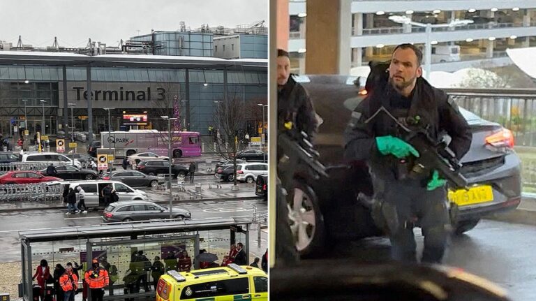 Toddler among 21 victims in pepper spray, robbery attack at London airport