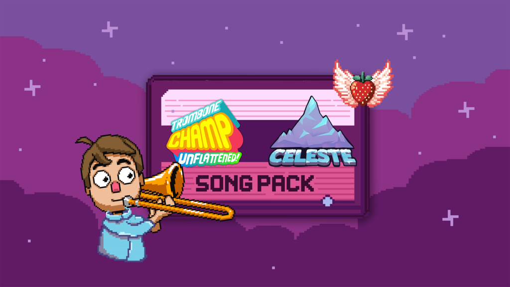 Trombone Champ: Unflattened Gets DLC Crossover With Indie Hit Celeste