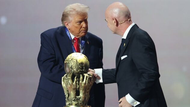 Trump awarded first-ever FIFA Peace Prize at World Cup final draw