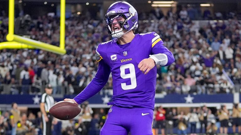 Vikings' JJ McCarthy irritates head coach with celebration on his way into end zone